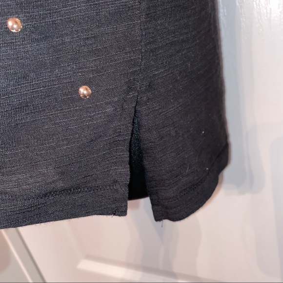 PINK V Neck Tee with Rose Gold Bling! - Picture 5 of 9